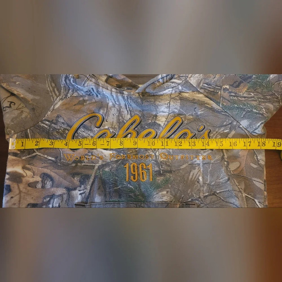 Cabela's Outfitters RealTree Xtra Camo Youth Hoodie Sweatshirt Size Medium - Picture 2 of 14